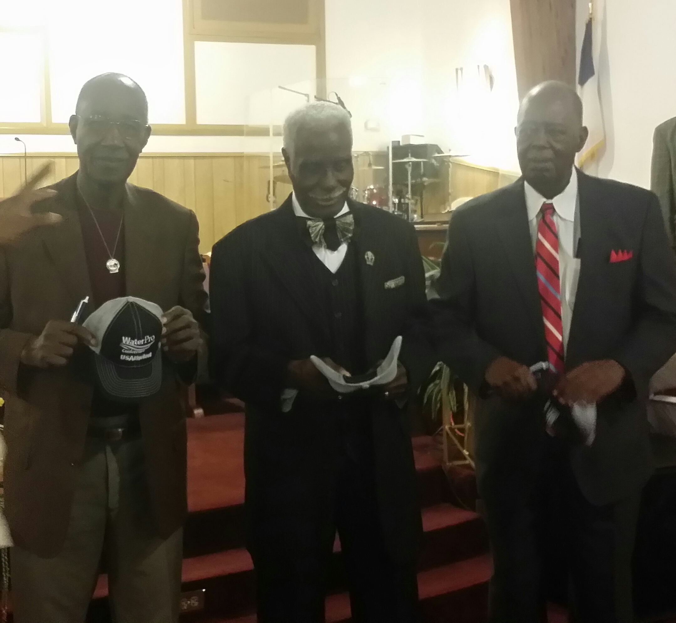 Caps of Wisdom presented to Elderly Deacons for their Service 2018