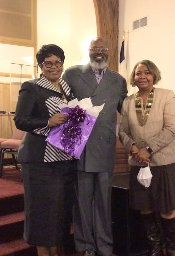 Inspirational Sunday Service: Guest Speaker Rev. Orenthia Mason January 2022 (Pictured Left)