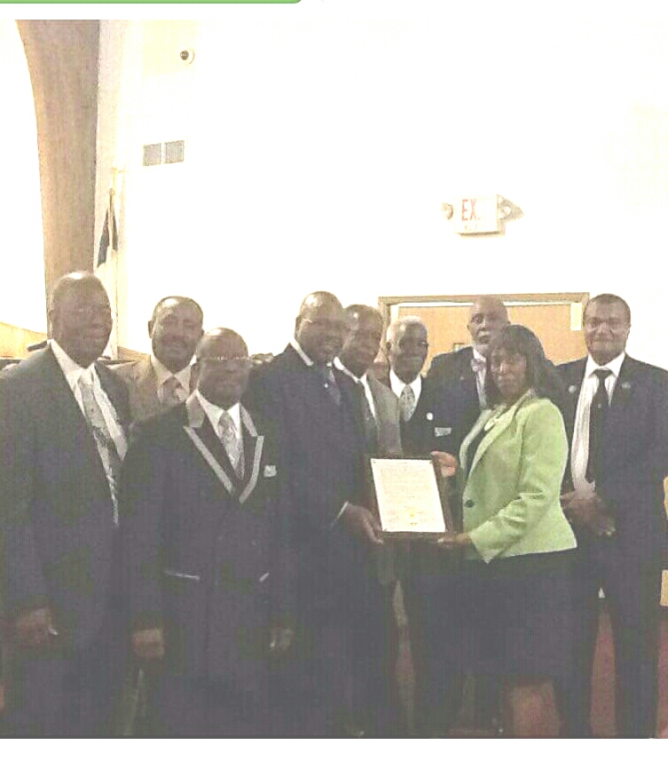Proclamaton presented by County Commissioner JoAnn Hampton for 89th Church Anniversary